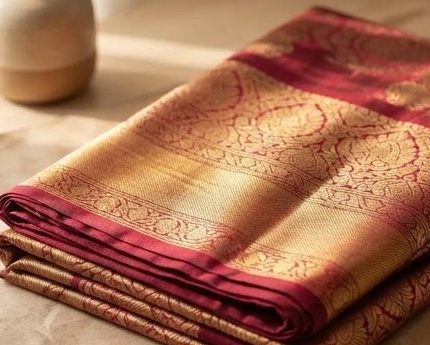 Preloved Silk Saree — detail view